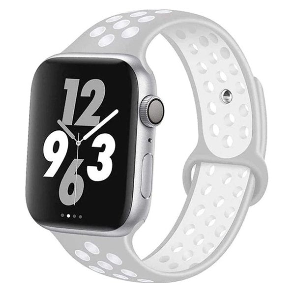 Bracelete Sportystyle PHONECARE Para Apple Watch Ultra 4 - Cinza / Branco