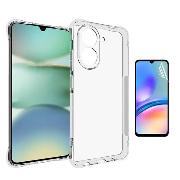 Kit Capa Superprotect Anti-Shock + Pelicula Hydrogel Frente PHONECARE Para Xiaomi Redmi A5 4G - Transparente