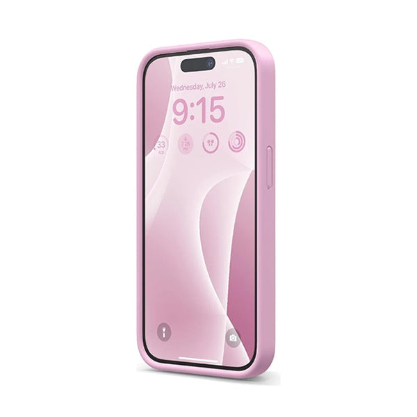 Kit Película Hydrogel Frente + Capa Silicone Líquido + Suporte Magnético PHONECARE Para Apple iPhone 17 Pro - Rosa