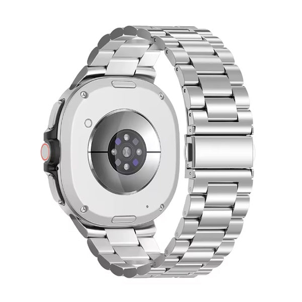 Bracelete Aço Stainless Lux + Ferramenta PHONECARE Para Samsung Galaxy Watch8 - 40mm Bluetooth - Cinza