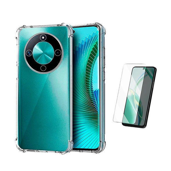 Kit Capa Superprotect Anti-Shock + Película de Vidro Clearglass PHONECARE Para Honor X9d - Transparente
