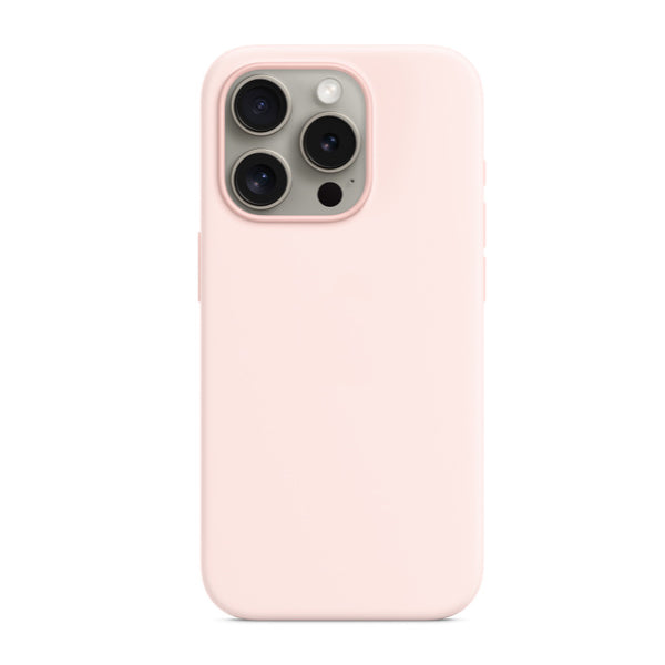 Capa Silicone Líquido para Apple iPhone 15 - Rosa
