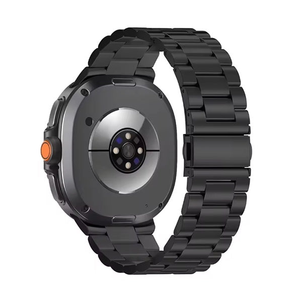 Bracelete Aço Stainless Lux + Ferramenta PHONECARE Para Samsung Galaxy Watch8 - 44mm - Preto