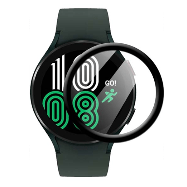 Película Protectora de Ecrã Gel Full Cover Com bordas Pretas para Samsung Galaxy Watch4 40mm