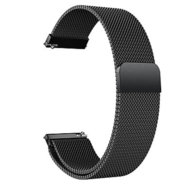 Bracelete Milanese Loop Fecho Magnético para Samsung Galaxy Watch Active - Preto