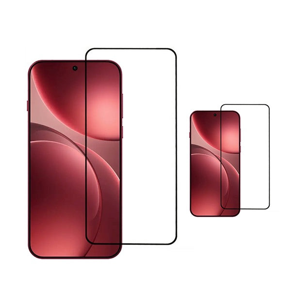 Kit 2 Vidros Premium Full Cover PHONECARE Para Oppo Find X9 Pro