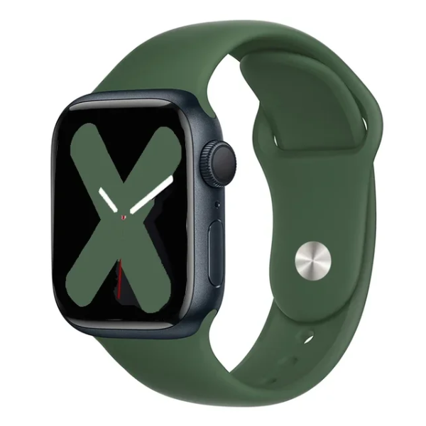 Bracelete Smoothsilicone PHONECARE Para Apple Watch Series 12 - 46mm - Verde Escuro