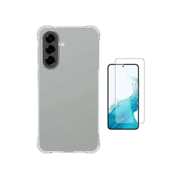 Kit Capa Superprotect Anti-Shock + Película de Vidro Clearglass PHONECARE Para Samsung Galaxy A37 5G - Transparente