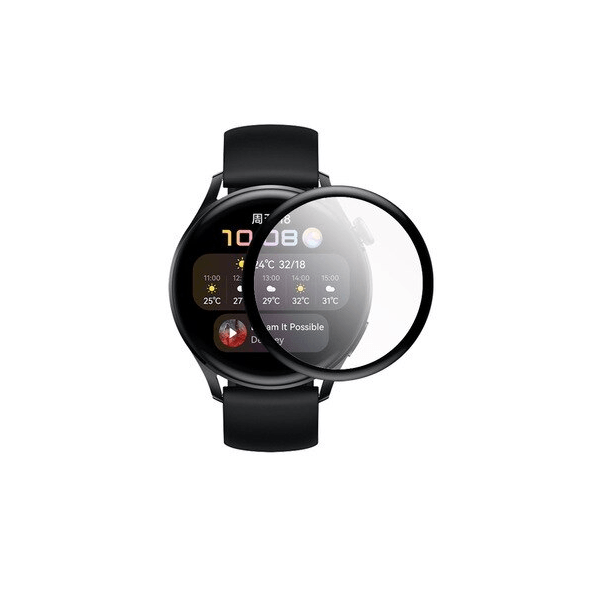 Película Protectora de Ecrã Gel Full Cover Com bordas para Huawei Watch 3 Pro Classic