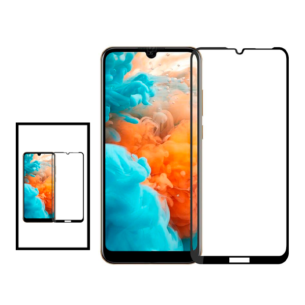 Kit 2 Vidro Premium Full Cover para Huawei Y5 2019