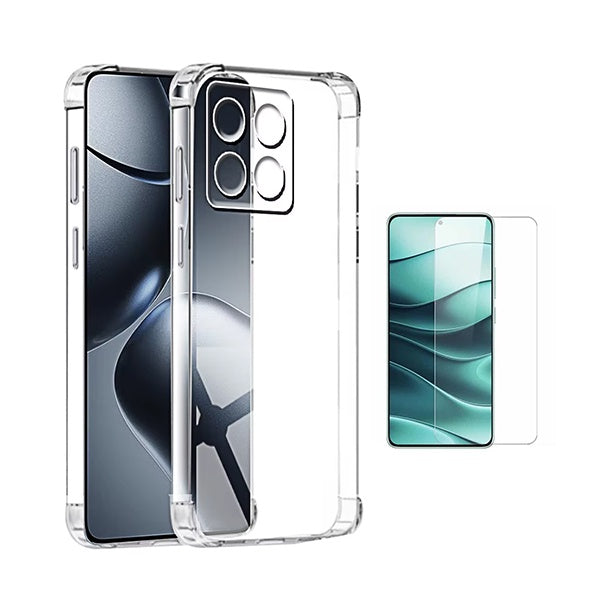 Kit Capa Superprotect Anti-Shock + Película de Vidro Clearglass PHONECARE Para Xiaomi 17 5G - Transparente