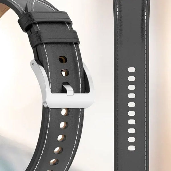 Bracelete Premium Siliconleather PHONECARE Para Garmin Venu 4 - 45 mm - Preto