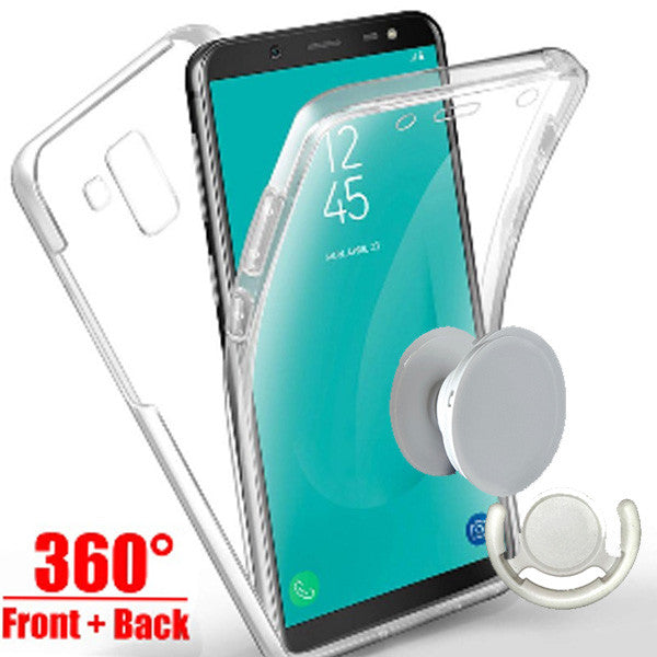 Kit Película 5D Anti-Spy + Capa 3X1 Military Defender para Oppo A38 4G - Preto