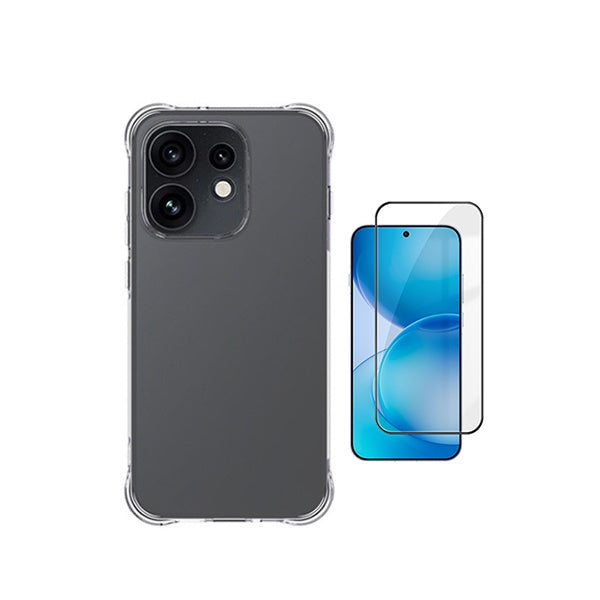 Kit Capa Superprotect Anti-Shock + Vidro Temperado PHONECARE Para Oppo Reno16 - Transparente