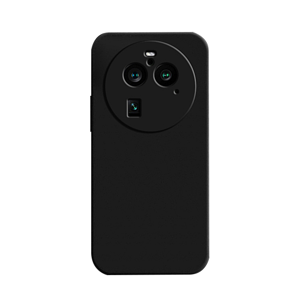 Capa Silicone Líquido para Oppo Find X6 Pro - Preto