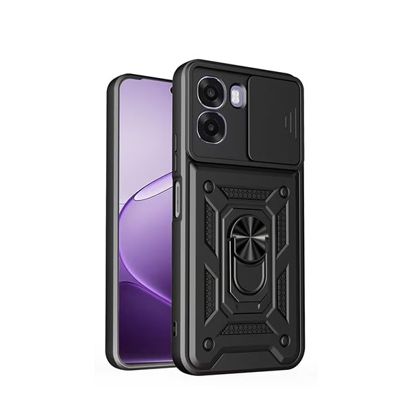 Capa Magnetic Slide Window PHONECARE Para Oppo A6x - Preto