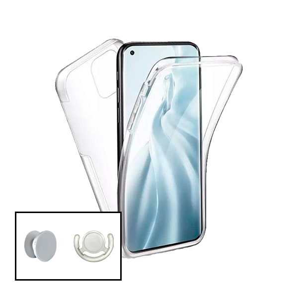 Kit Capa 3x1 360° Impact Protection + 1 GripHolder + 1 Suporte GripHolder Branco para Xiaomi Mi 11 Pro
