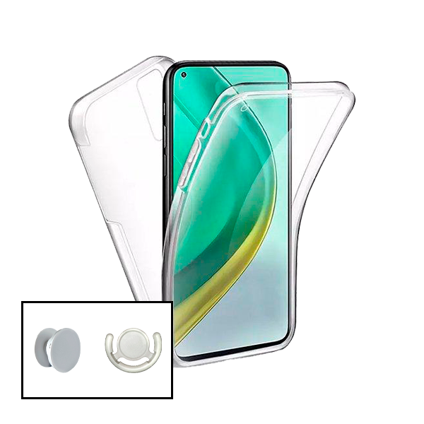 Kit Capa 3x1 360° Impact Protection + 1 GripHolder + 1 Suporte GripHolder Branco para Oppo A32