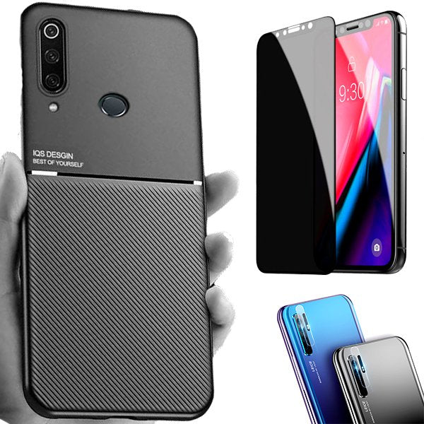 Kit Película Hydrogel Full Cover Frente + Capa 3X1 Military Defender para Samsung Galaxy A25 5G - Preto