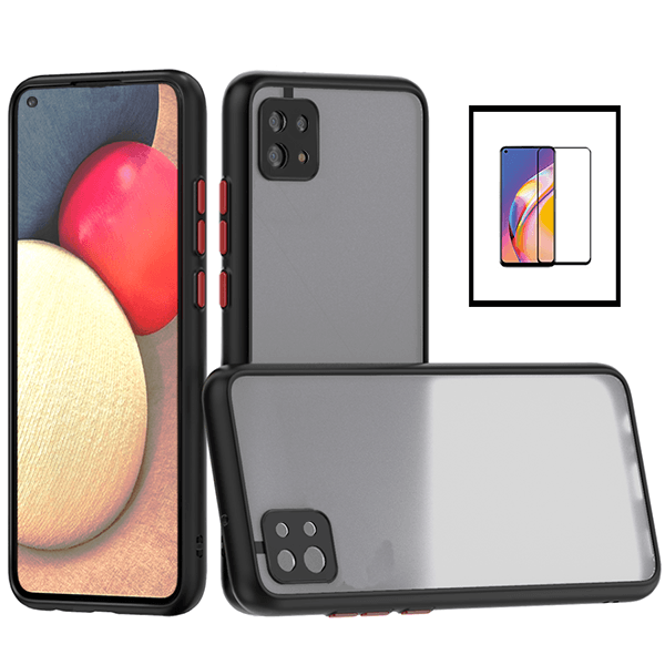Kit Capa Anti Choque Camera Protection + Película 5D Full Cover para Xiaomi Mi 11 - Preto