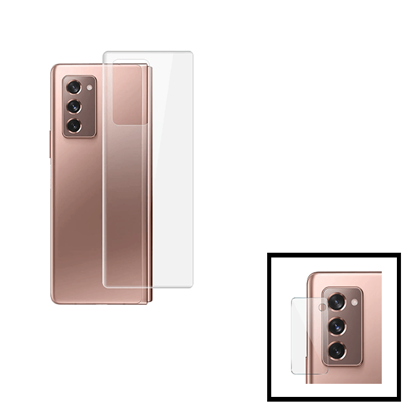 Kit Película Hydrogel Full Cover Verso + Câmara para Samsung Galaxy Z Fold3 5G