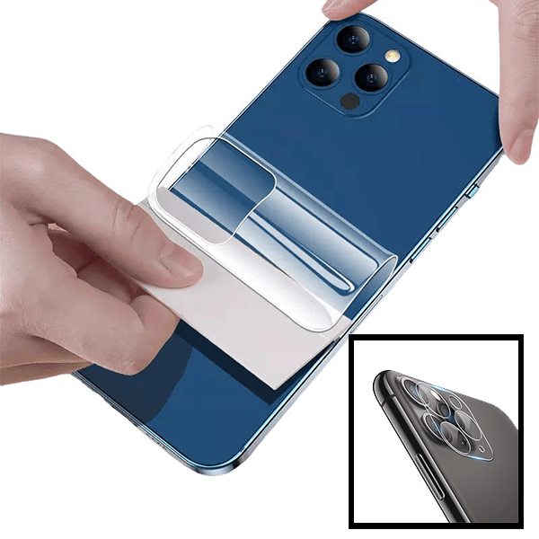 Kit Película Hydrogel Full Cover Verso + Câmara para Apple iPhone XS Max
