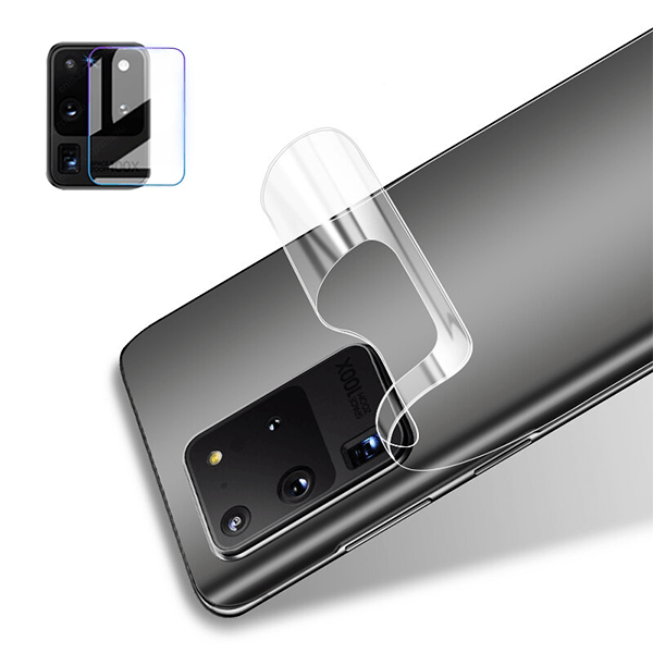 Kit Película Hydrogel Full Cover Verso + Câmara para Samsung Galaxy M30