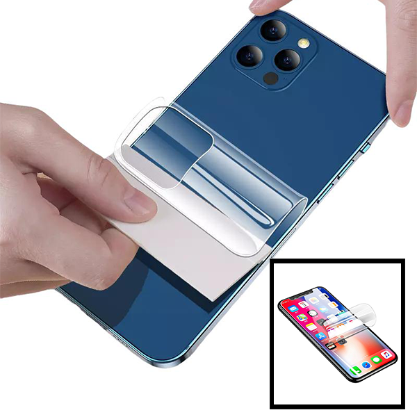 Kit Película Hydrogel Full Cover Frente e Verso para Apple iPhone 12 mini
