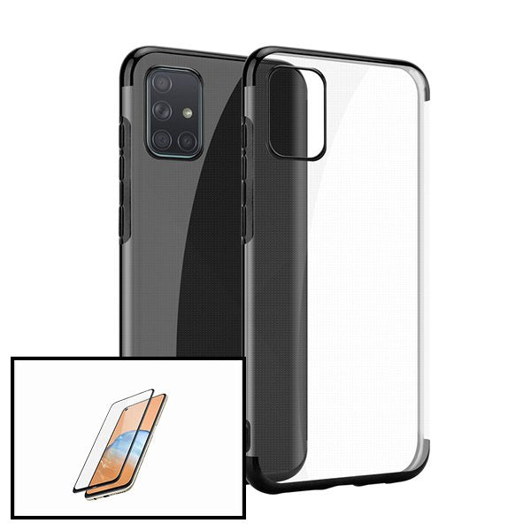 Kit Vidro Premium Full Cover + Capa SlimArmor para Huawei P40 4G - Preto