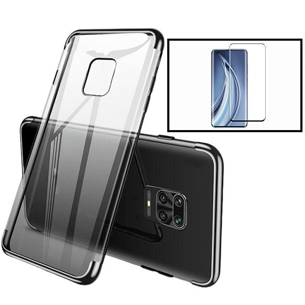 Kit Vidro Premium Full Cover + Capa SlimArmor para Xiaomi Mi 10 Youth 5G - Preto