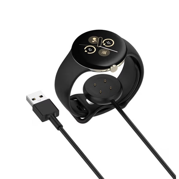 Carregador USB Charger de Smartwatch PHONECARE Para Google Pixel Watch 3 - Preto