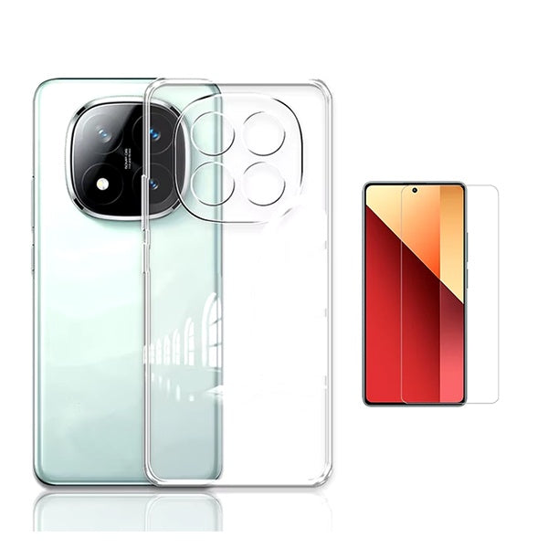 Kit Capa Superprotect Anti-Shock + Película de Vidro Clearglass PHONECARE Para Xiaomi Poco X7 - Transparente