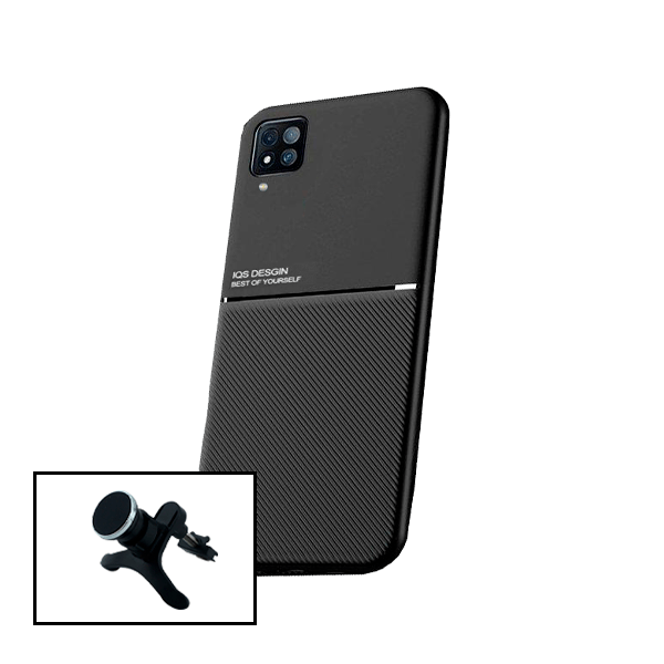 Kit Capa Magnetic Lux + Suporte Magnético de Carro Reforçado para Samsung Galaxy A22 5G