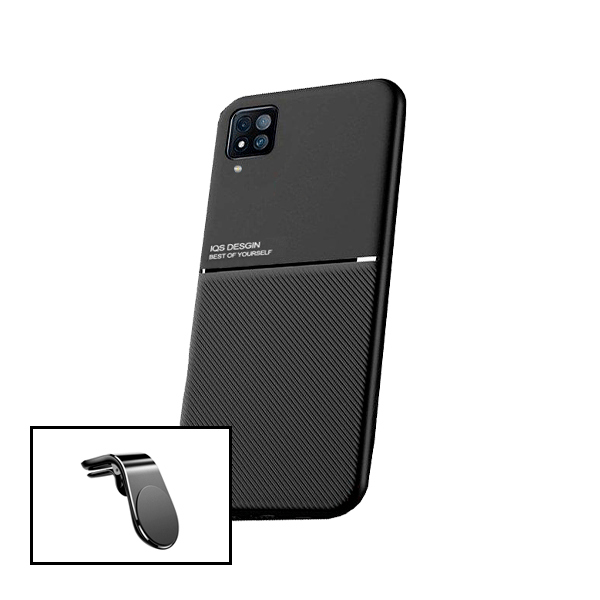 Kit Capa Magnetic Lux + Suporte Magnético L Safe Driving para Samsung Galaxy A22 5G