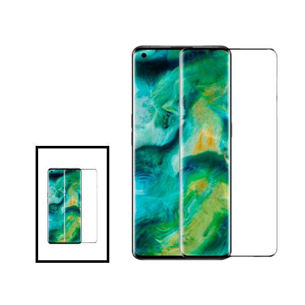 Kit 2 Vidro Premium Full Cover para Realme 9i - Transparente/Preto