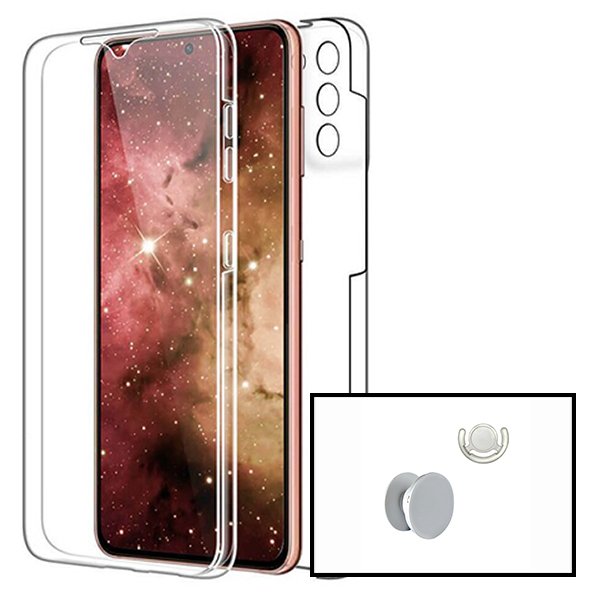 Kit Capa 3x1 360° Impact Protection + 1 GripHolder + 1 Suporte GripHolder Branco para Samsung Galaxy A52