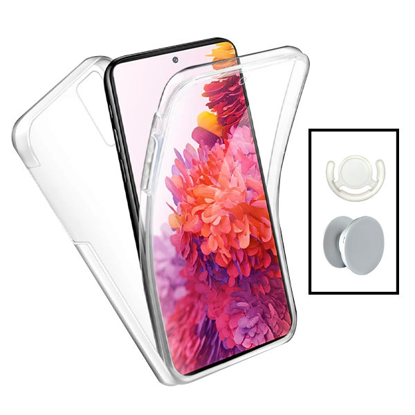 Kit Capa 3x1 360° Impact Protection + 1 GripHolder + 1 Suporte GripHolder Branco para Xiaomi Redmi Note 11T 5G