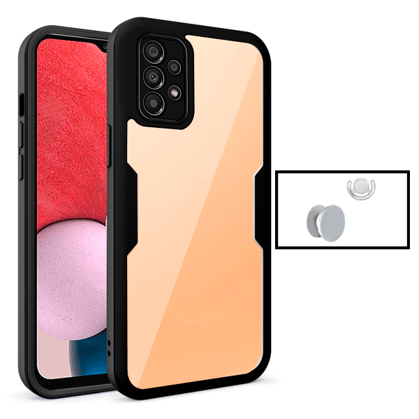 Kit Película de Camara Traseira + Vidro Premium Full Cover para Xiaomi 14 - Transparente/Preto