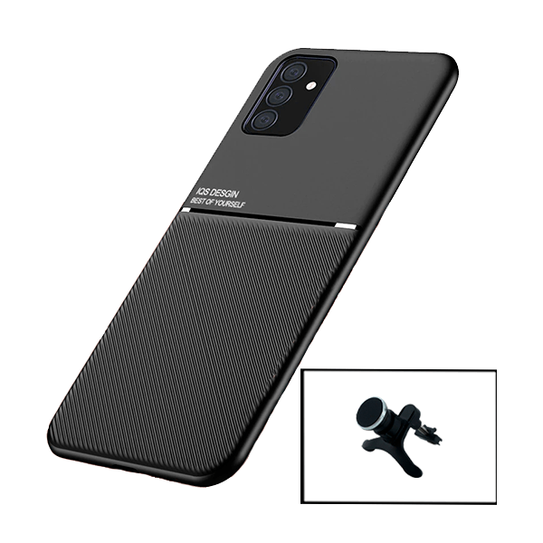 Kit Capa Magnetic Lux + Suporte Magnético de Carro Reforçado para Samsung Galaxy M52 5G