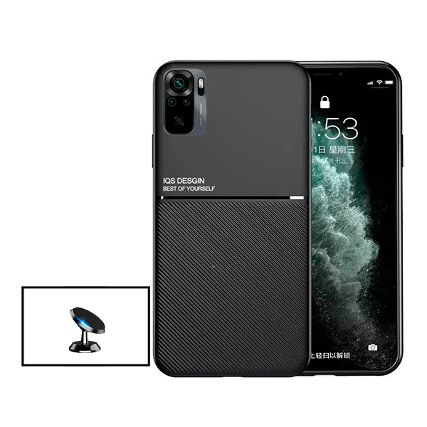 Kit Capa Magnetic Lux + Suporte Magnético de Carro para Xiaomi Redmi 10
