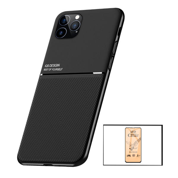 Kit Capa Magnetic Lux + Película CeramicGlass Curved para Apple iPhone 13