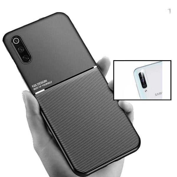 Kit Capa Magnetic Lux + Película Câmara Traseira para Samsung Galaxy A50