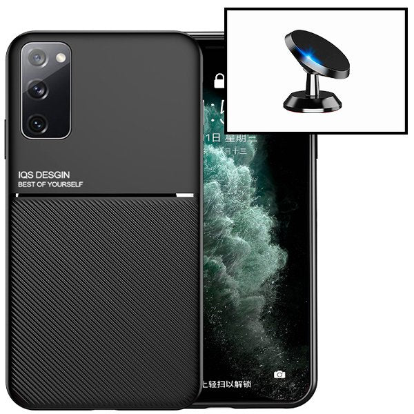 Kit Capa Magnetic Lux + Suporte Magnético de Carro para Samsung Galaxy Note 20 5G