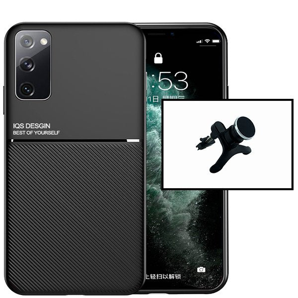 Kit Capa Magnetic Lux + Suporte Magnético de Carro Reforçado para Samsung Galaxy Note 20