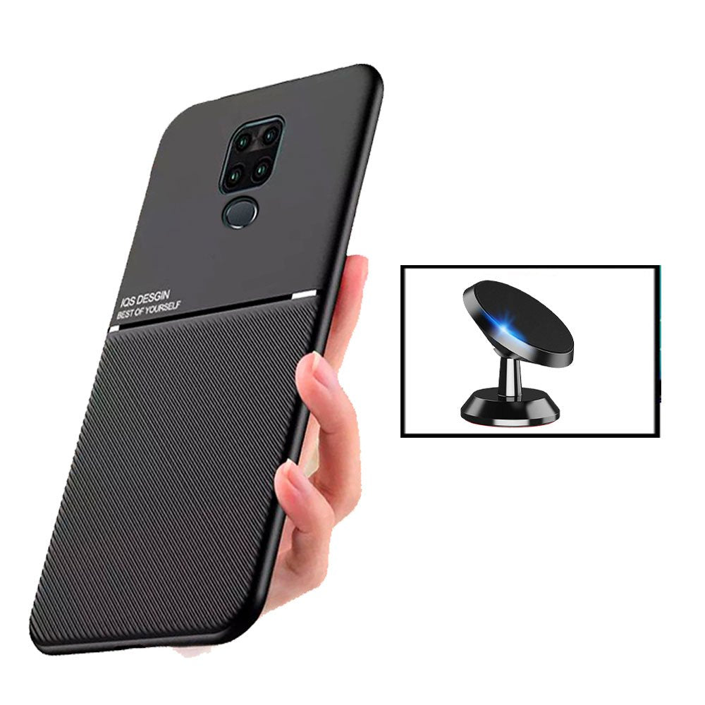 Kit Capa Magnetic Lux + Suporte Magnético de Carro para Xiaomi Redmi Note 9s