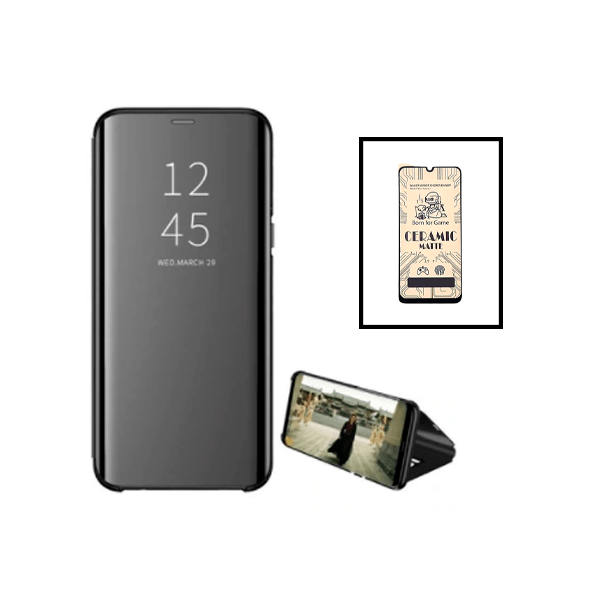 Kit Capa Smartview + Película CeramicGlass para Samsung Galaxy M42 5G