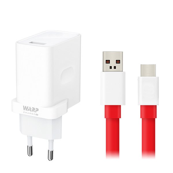 Kit Carregador Warp Charge 30 Fast Charge + Cabo de Carga Warp Charge Type-C 100cm para OnePlus Nord N100