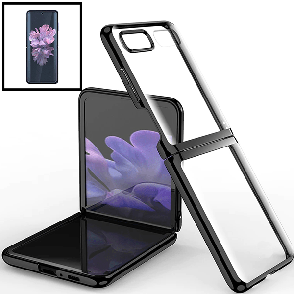 Kit Capa SlimArmor + Película Hydrogel Full Cover Frente para Samsung Galaxy Z Flip - Preto