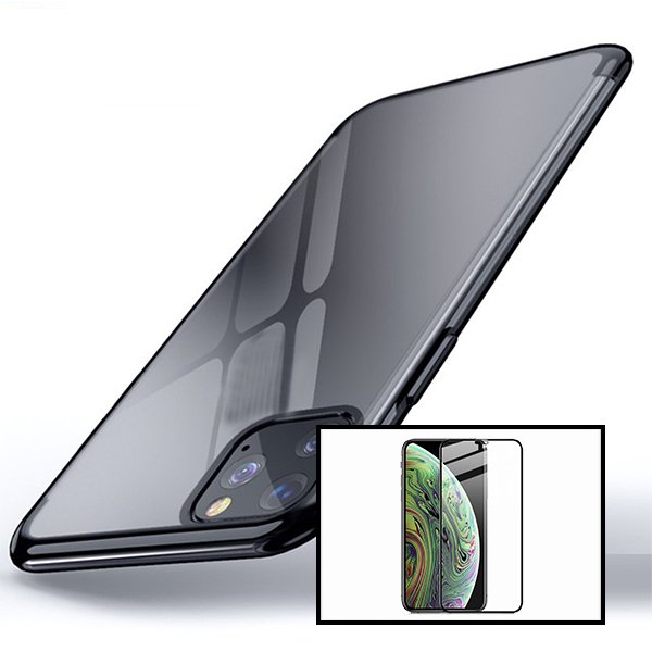 Kit Vidro Premium Full Cover + Capa SlimArmor para Apple iPhone 13 - Preto