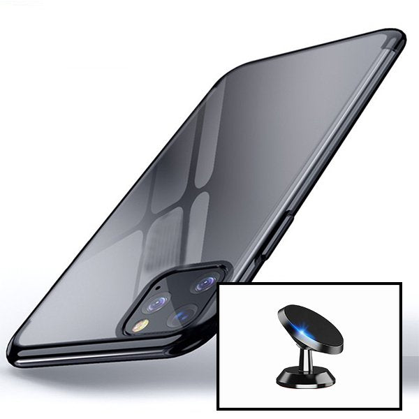 Kit Suporte Magnético de Carro + Capa SlimArmor para Apple iPhone 13 Pro - Preto